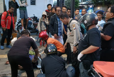 Gagal Manuver di Jalan Rajawali Picu Tabrakan Beruntun Mobil, Motor, dan Becak yang Sedang Mangkal