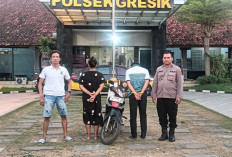 Curi Motor Bareng Kekasih di Gresik, Dua Sejoli Diringkus Polisi