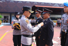 Kapolres Ngawi Pimpin Upacara Penghargaan Satyalancana Pengabdian 
