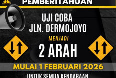 Dishub Nganjuk Uji Coba Rekayasa Lalu Lintas Dua Arah di Jalan Dermojoyo