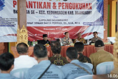 Kampung Pesilat Tingkat Desa Dikukuhkan, Kapolres Bojonegoro Ajak Jaga Kondusivitas