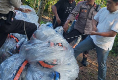 Jaga Kamtibmas, Polisi Kembali Gagalkan Penerbangan Balon Udara Liar Ukuran Jumbo di Tulungagung 