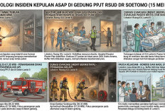 Kronologi Kebakaran PPJT Soetomo, Pasien ICU Dievakuasi di Tengah Kepungan Asap Pekat