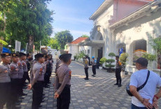 Amankan Unjuk Rasa Buruh di PN Surabaya, Polsek Sawahan Terjunkan Puluhan Personel Gabungan