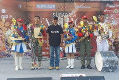 Genderang Bahari SMAHATMA SMA Hangtuah 5 Sidoarjo Juara 1 Divisi Military di SFF 2026