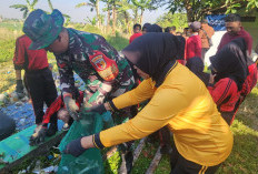 Edukasi Generasi Muda, Polsek dan Forkopimka Gedangan Kompak Bersihkan Afvoer