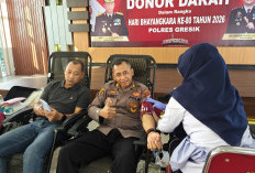Sambut HUT Ke-80 Bhayangkara, Polres Gresik Bersama Kodim 0817 Gelar Aksi Sosial Donor Darah   