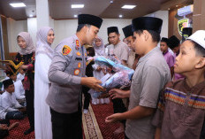 Peringati Nuzulul Quran, Kapolres Ngawi Tebar Kebahagiaan Bersama Anak Yatim
