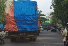  Meski Dilarang, Truk Banyak Parkir dan Bongkar Muat di Pinggir Jalan Perak Timur