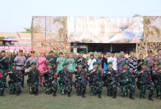 Perkuat Sinergi TNI-Polri, Kapolres Kediri Kota Hadiri Penyambutan Satgas Pamtas Yonif 521/DY