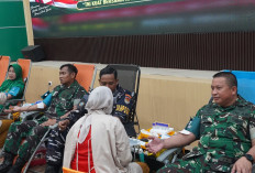 Sambut HUT TNI ke-81, RS TK III Baladhika Husada Jember Gandeng PMI Gelar Aksi Donor Darah Massal