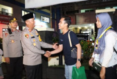Kapolres Tulungagung Sambut Kedatangan Rombongan Mudik Seru Bareng NU