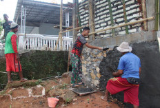 Satgas TMMD Plester Pondasi MWK Masjid Baiturrahman, Progres Capai 80 Persen