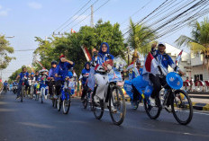 Sepeda Ceria Demokrat 2026 Semarakkan HUT RI dan HUT Demokrat di Kota Madiun