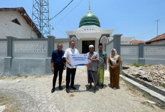 BRI Peduli Salurkan Bantuan Pembangunan Pagar Masjid Darus Salam di Proppo, Dukung Kenyamanan Ibadah Warga