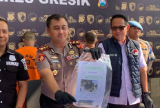 Polres Gresik Gerebek Sarang Narkoba Menganti, Amankan 12 Orang dan Sita 31,8 Gram Sabu 