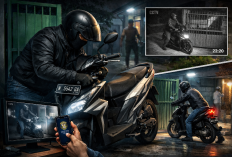 Maling Motor Rumah Kos Medokan Asri Barat Gasak Honda Beat