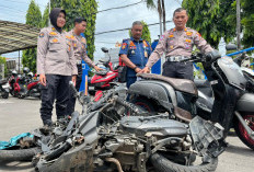 Satlantas Polres Kediri Kota Tetapkan Sopir Bus Harapan Jaya Tersangka Lakalantas Perempatan Muning