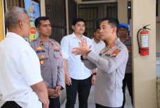 Kapolres Kediri Kota Cek Rutan, Beri Motivasi Tahanan dan Tekankan SOP Penjagaan