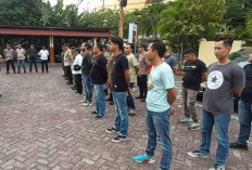 Jaga Kondusivitas Malam Pergantian Tahun, Polsek Sawahan Gelar Apel Gabungan Skala Besar