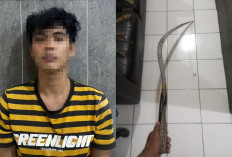Tepergok Bawa Celurit 1,5 Meter untuk Tawuran, Pemuda Rangkah Diciduk Polsek Genteng