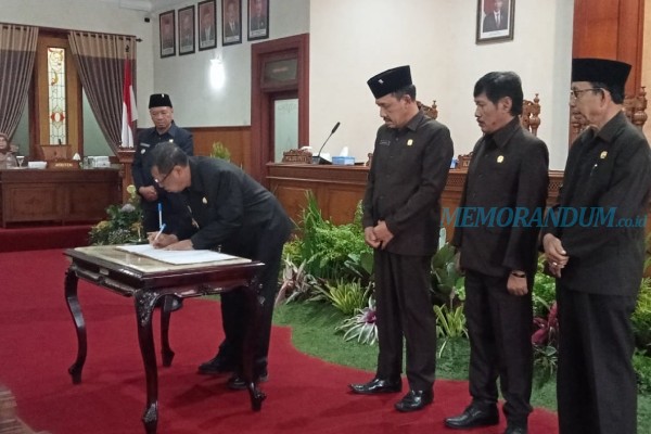 DPRD Tulungagung Rapat Paripurna, Ranperda Pertanggungjawaban APBD 2022 Disetujui