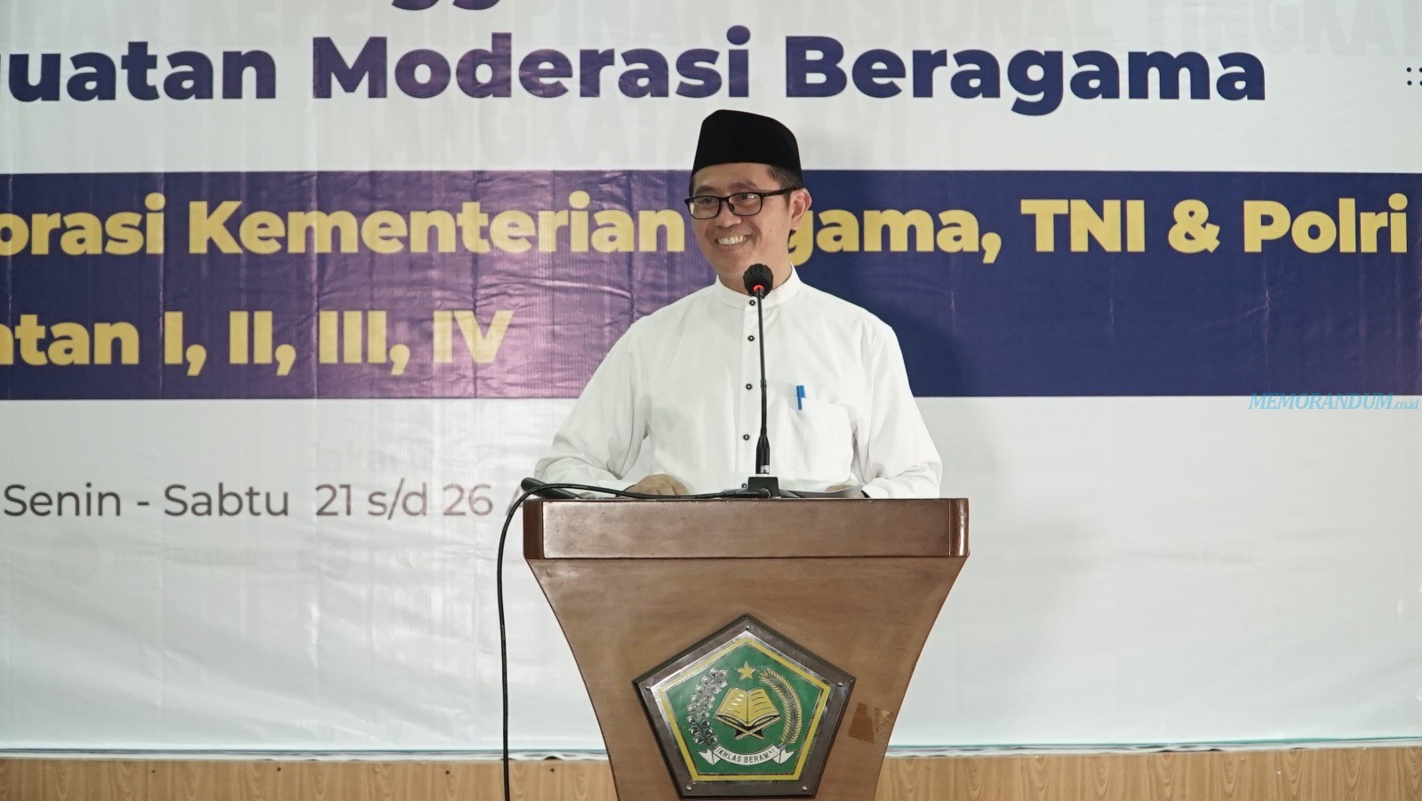 Sambut Tahun Politik, Kemenag Gandeng TNI & Polri Latih Penggerak Moderasi Beragama