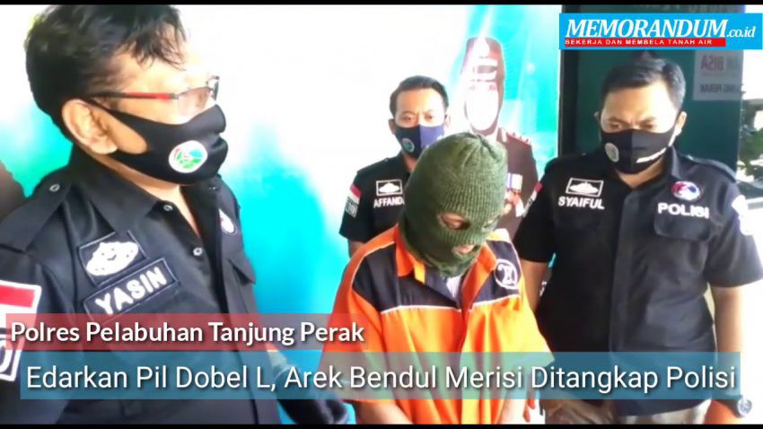 Video : Polres Pelabuhan Tanjung Perak Tangkap Pengedar Pil Dobel L
