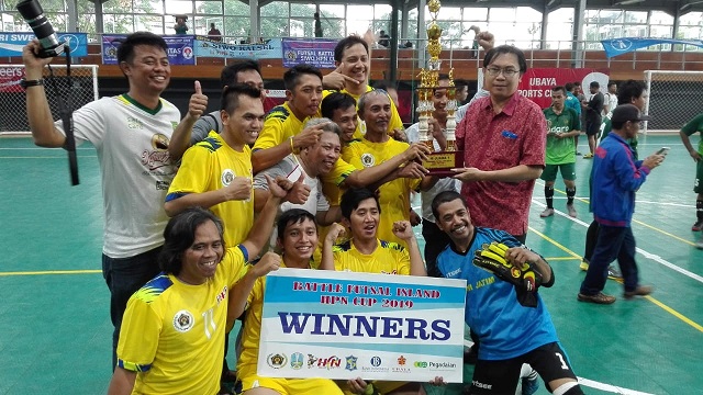 SIWO PWI Jatim Juara Futsal Battle Island 2019