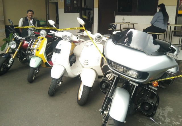 5 Motor Wahyu Kenzo Diboyong ke Mako Polresta Malang Kota