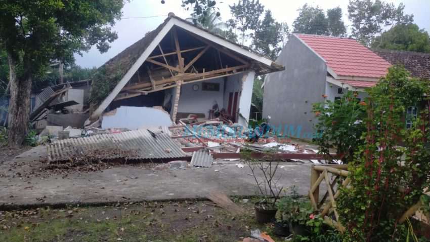 Gempa Bumi, Sejumlah Bangunan di Malang dan Lumajang Rusak
