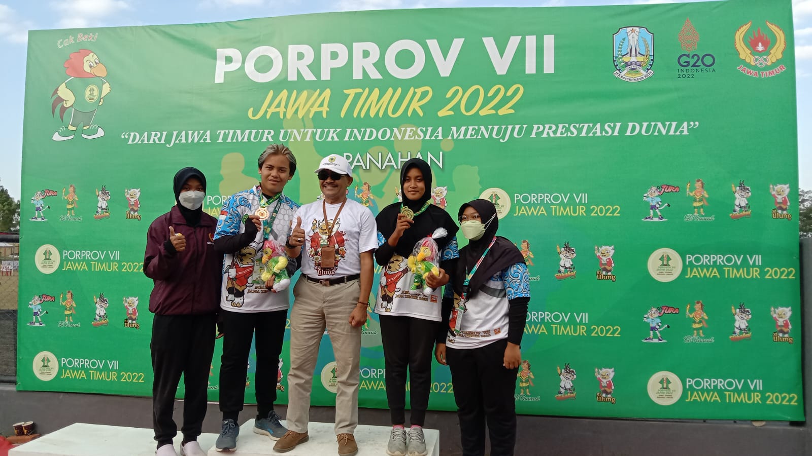 Dua Atlet Binaan Provos Polsek Sukosari Sumbang Medali Porprov Jatim VII