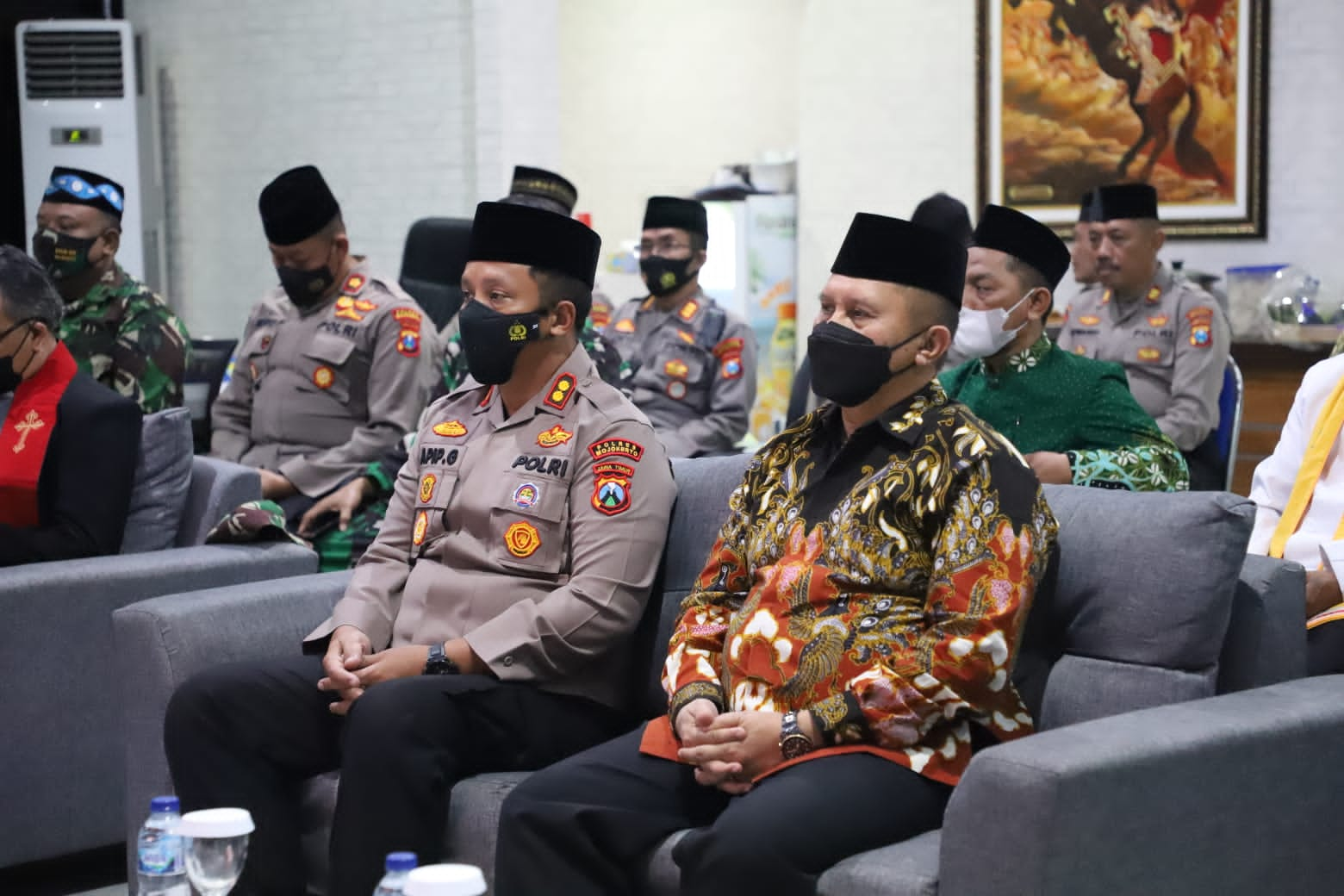 Hari Bhayangkara ke-76, Polres Mojokerto Gelar Do’a Besama Lintas Agama