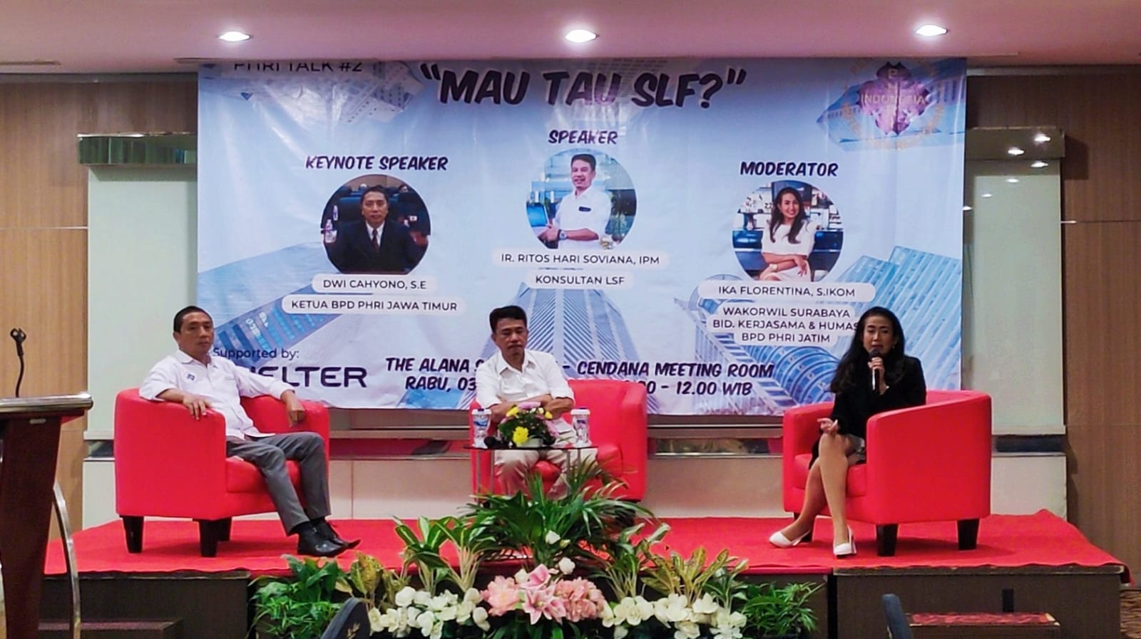 PHRI Helat Talk Show Soal SLF di Alana Surabaya