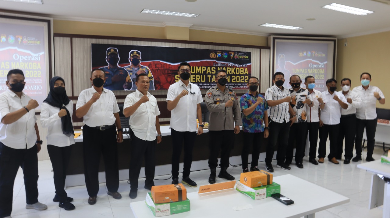 Polresta Sidoarjo Maksimalkan Tumpas Narkoba Semeru 2022