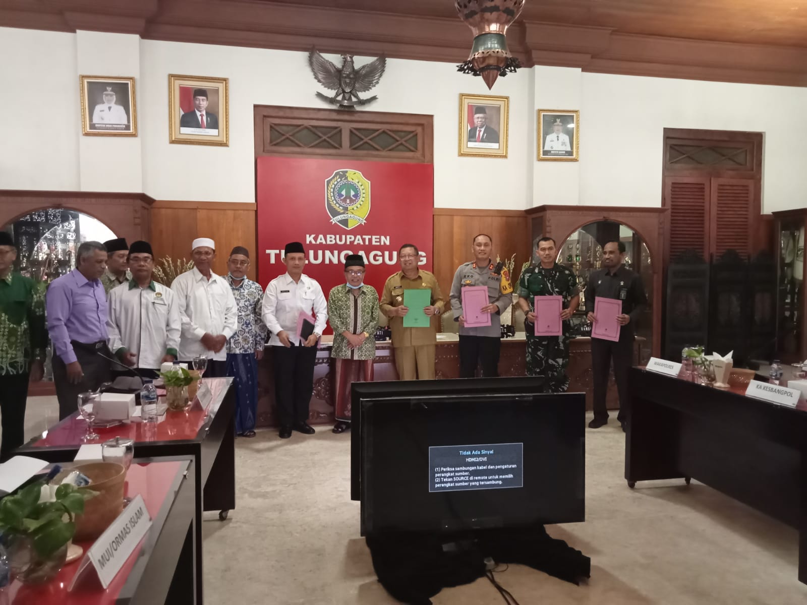 Kapolres Tulungagung Hadiri Audiensi MUI dan Ormas Islam