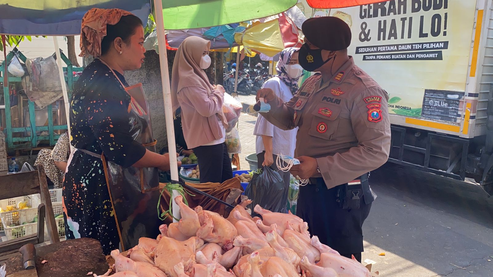 Operasi Aman Nusa II, Polres Gresik Masifkan Upaya Pengendalian Covid-19