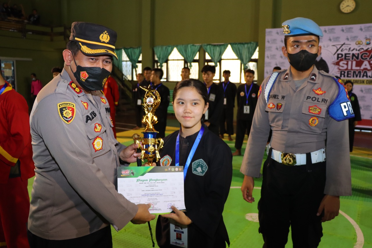 Turnamen Pencak Silat Kapolres Gresik Cup Tuntas, Pemenang Wakili ke Tingkat Provinsi