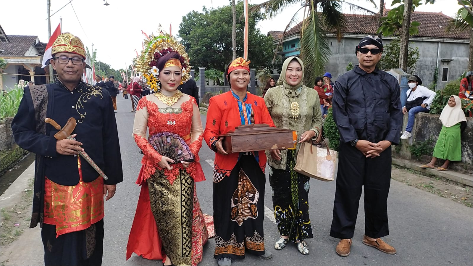 Dukung Kirab Pusaka Desa, Polsek Kesamben Siapkan Personil Pengamananan