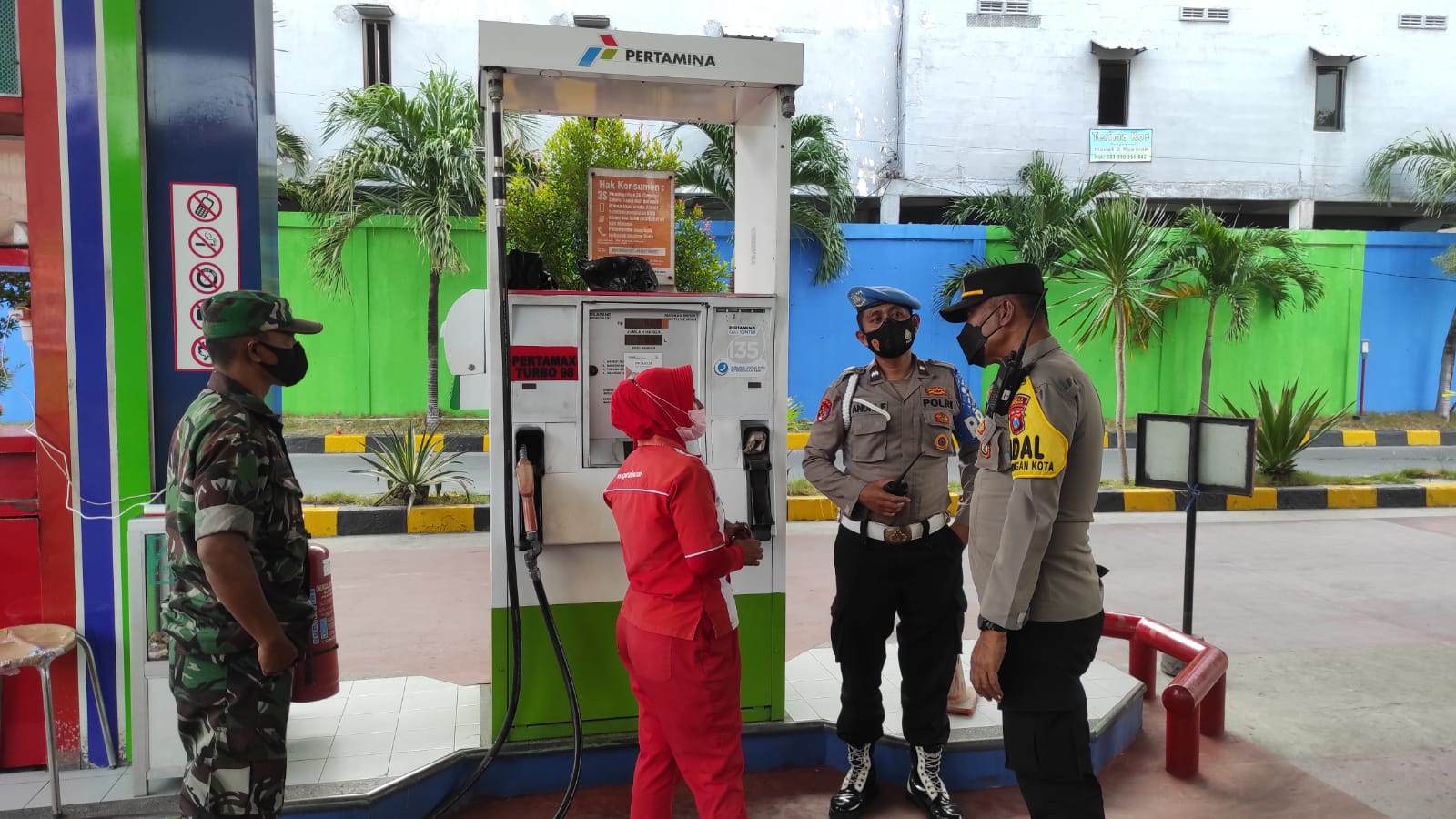 Antisipasi Panic Buying, Kapolres Lamongan Kerahkan Ratusan Personel Monitoring SPBU