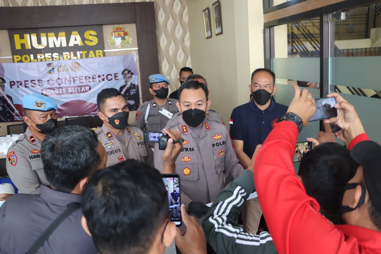 Operasi Tumpas Narkoba, Polres Blitar Tangkap 12 Tersangka