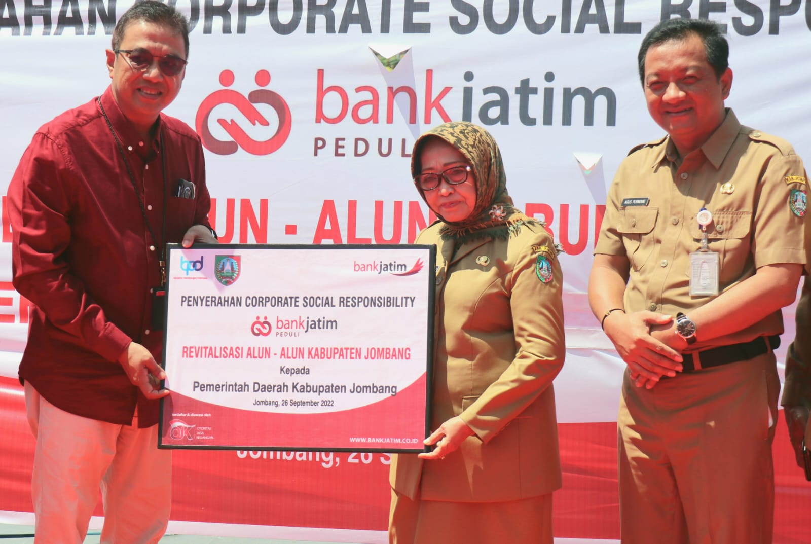 Bank Jatim Revitalisasi Alun-Alun Jombang