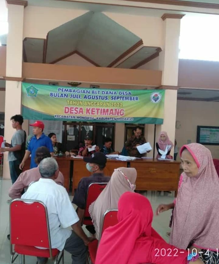 Ketimang Digerojok Bansos