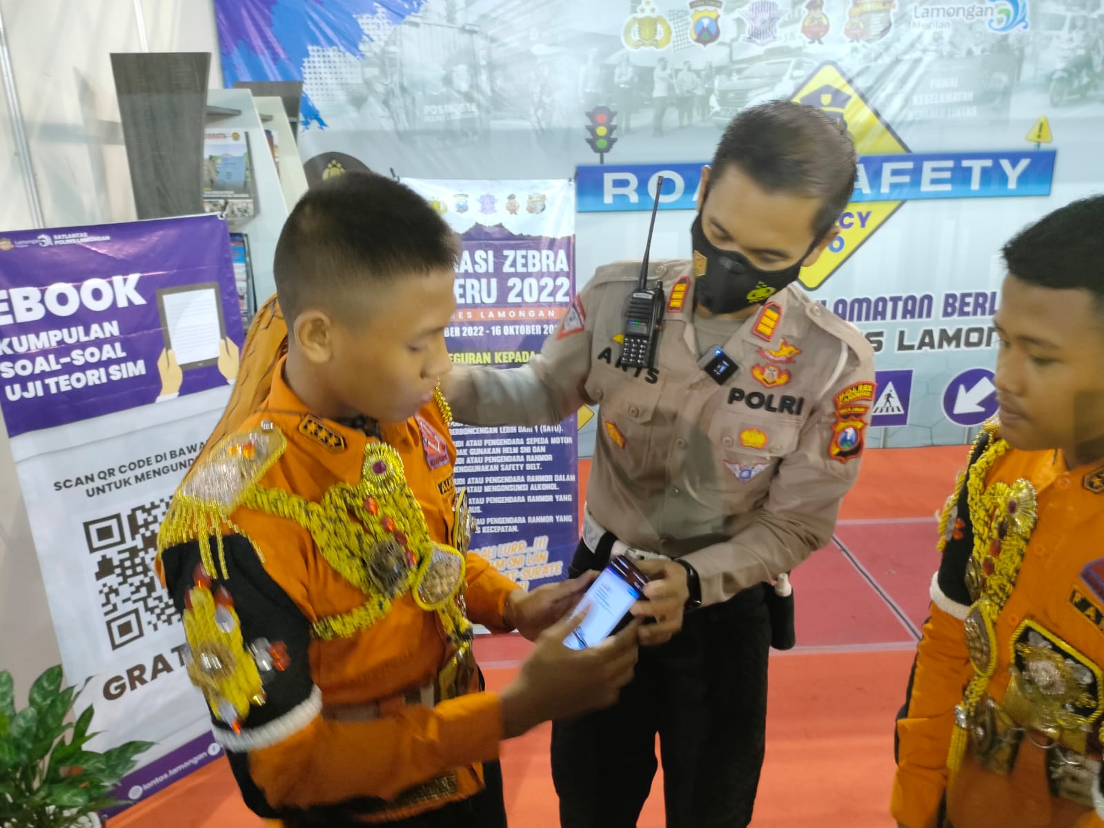 Sosialisasi Keselamatan Jalan, Satlantas Polres Lamongan Gelar Road Safety Literacy Expo