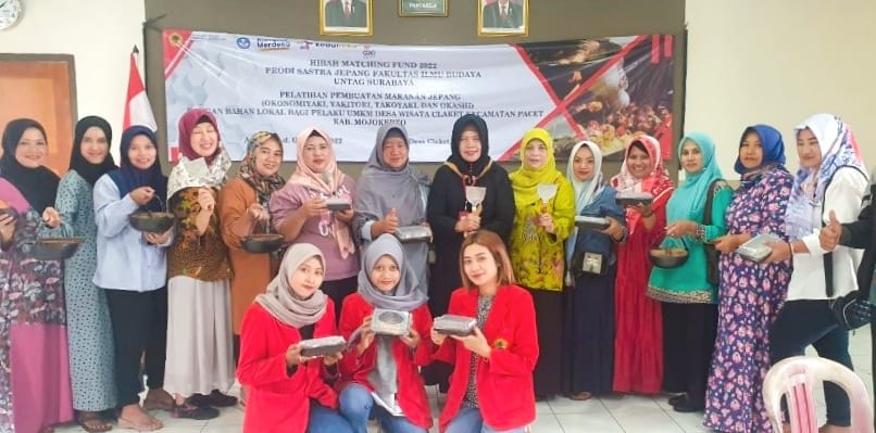FIB Untag Surabaya Dukung Claket Jadi Desa Wisata Kuliner