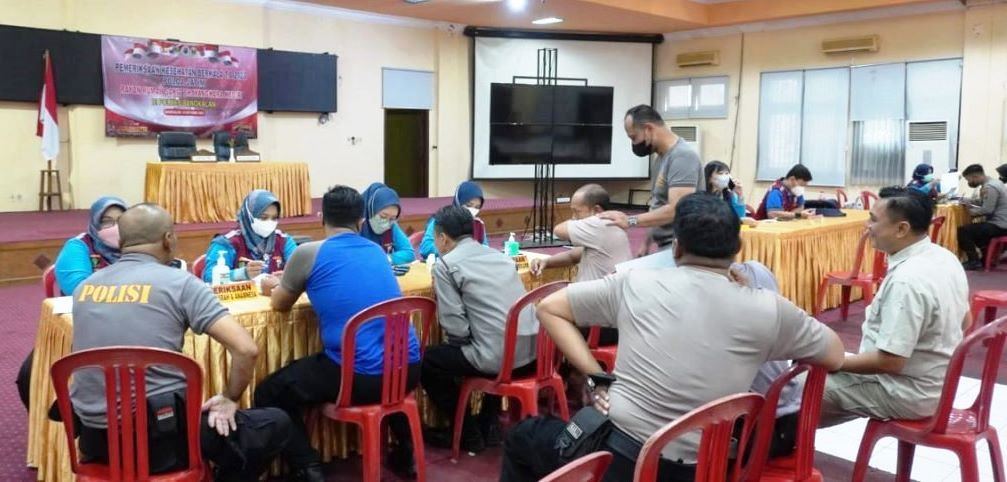 Personel Polres Bangkalan dan Polsek Jajaran Jalani Rikkes Berkala