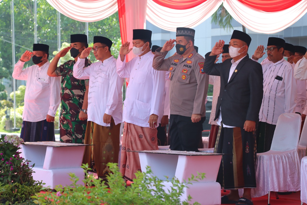 Kapolres dan Forkopimda Gresik Hadiri Peringatan Hari Santri Nasional