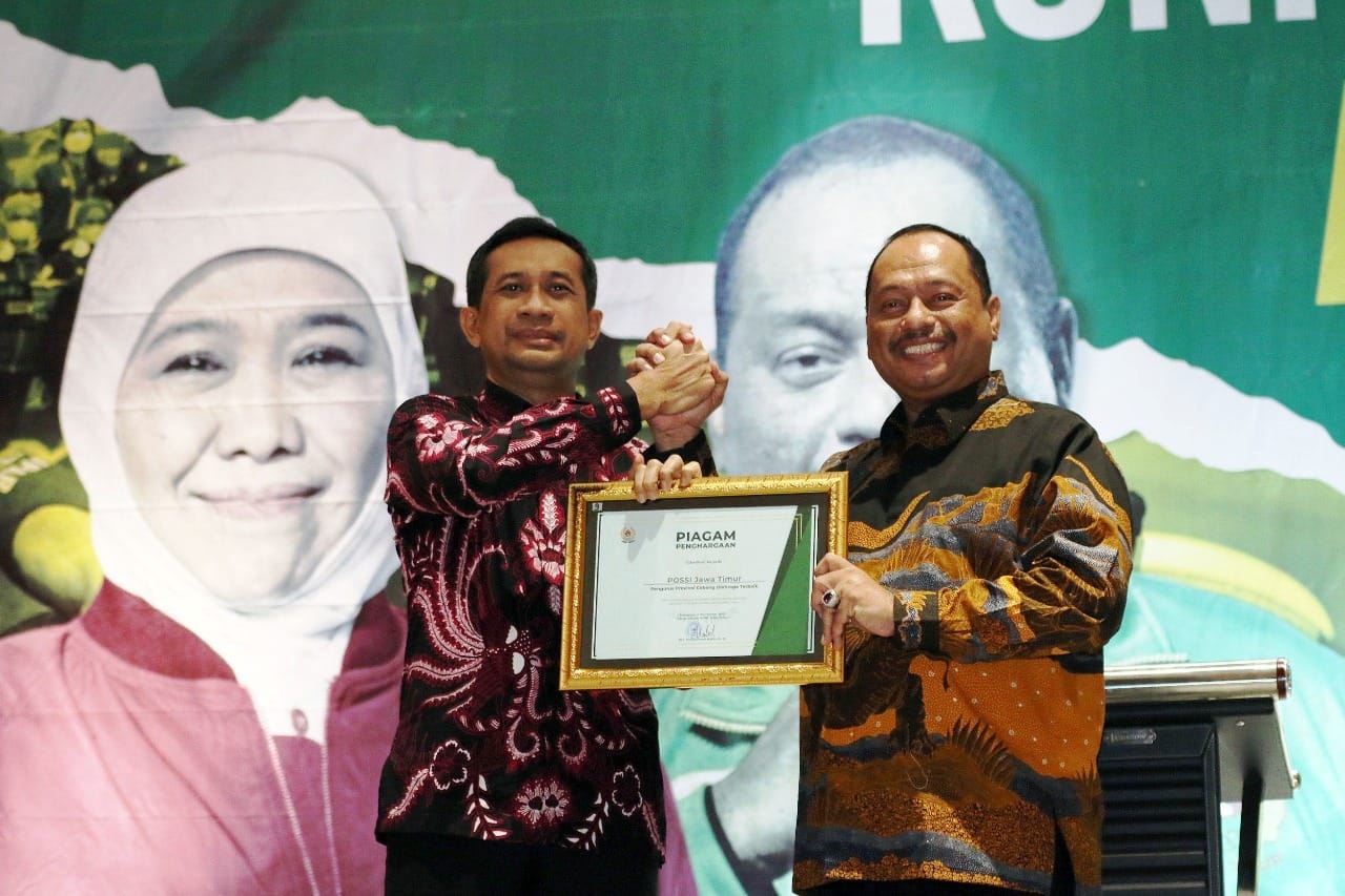 Pengprov Terbaik di KONI Jatim Award, POSSI Konsisten Lumbung Emas PON