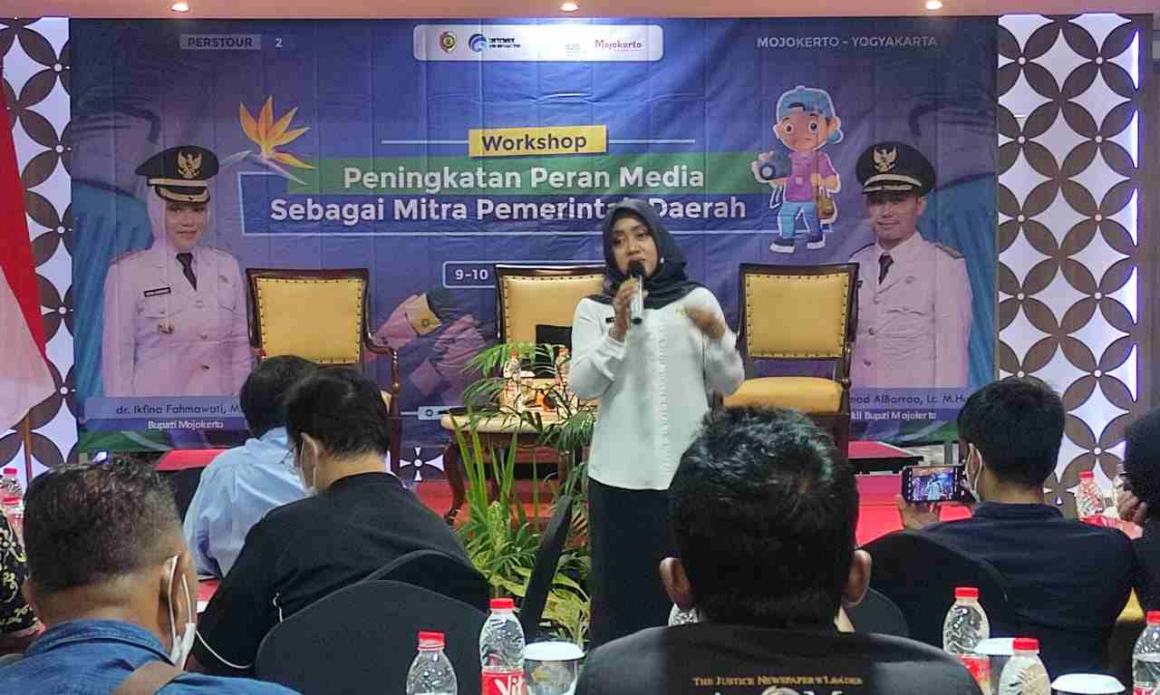 Bupati Ikfina : Peran Media Sangat Penting dalam Membangun Kabupaten Mojokerto