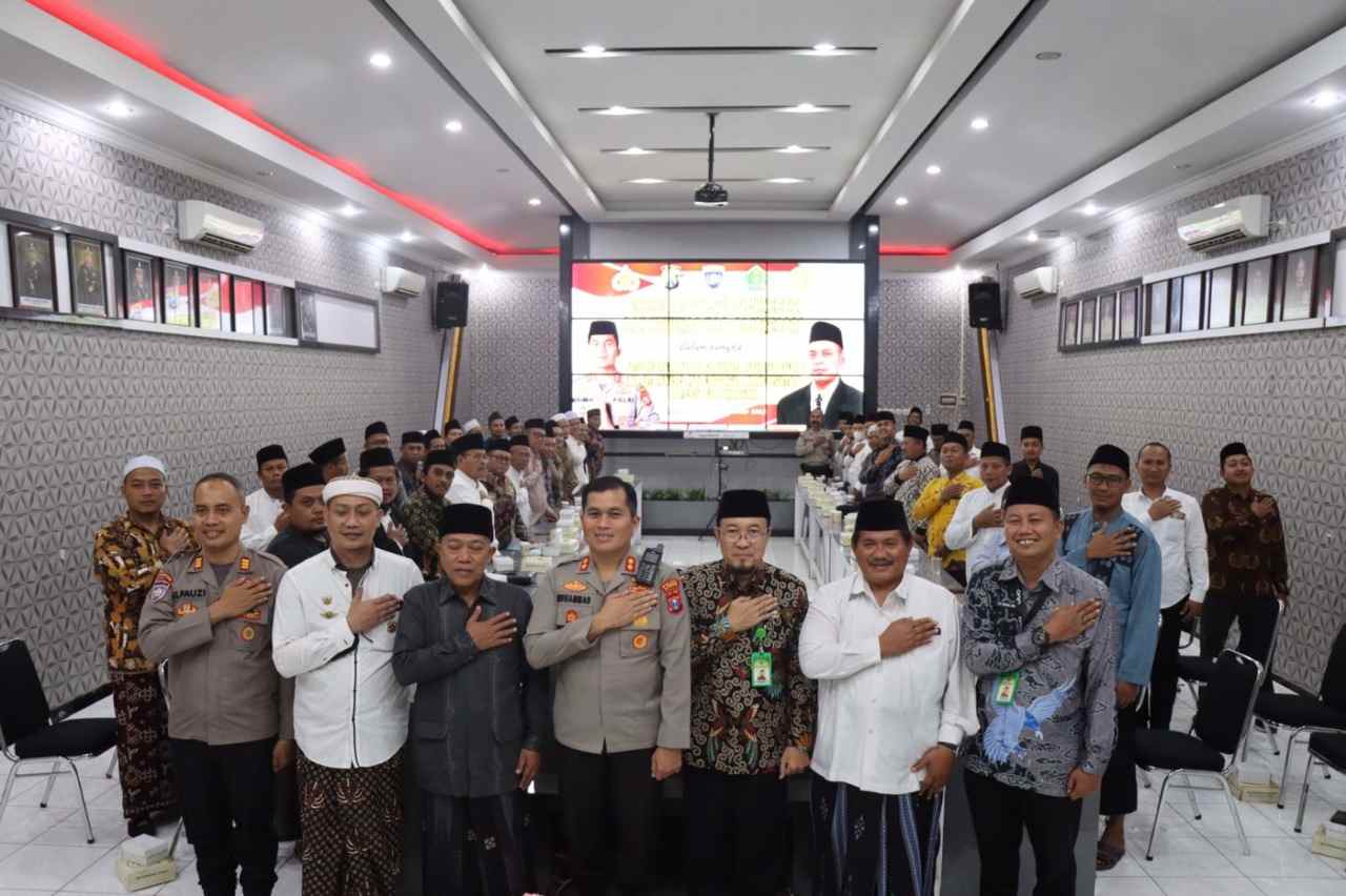 Tangkal Radikalisme, Polres dan Kemenag Bojonegoro Gelar Pertemuan Bersama Pimpinan Ponpes